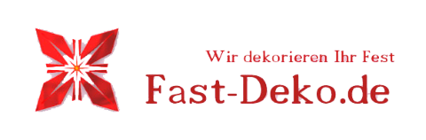Fast-Deko - Dekoration & Hussenverleih, Brautstrauß · Deko · Hussen Essen, Logo